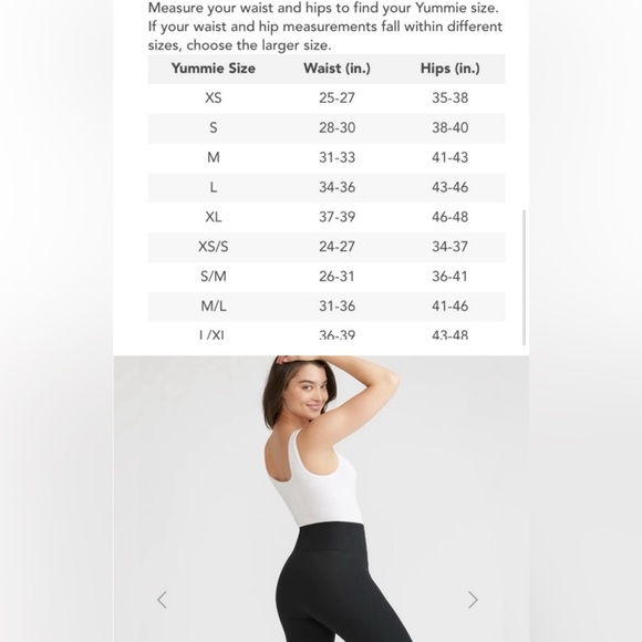 Yummie Black Leggings With Floral Detail - Picture 8 of 8